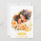 Exquisite Floral Joyful Mother's Day シーズンカード (正面)