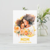 Exquisite Floral Joyful Mother's Day シーズンカード (スタンド正面)