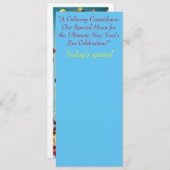 「Exquisite Fusionの喜び：Mem用にカスタマイズされたメニュー メニュー (正面/裏面)