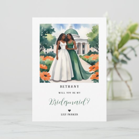 Exquisite Green 2 Afro American Girls Proposal (スタンド正面)