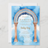 Exquisite Indian Architecture Arch Naming Ceremony 招待状 (正面)