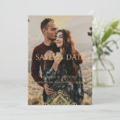 Exquisite Luxury Ornamental Baroque Decorative QR セーブザデート (スタンド正面)