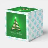 Exquisite Merry Christmas Classic Favor Box フェイバーボックス (裏面サイド)