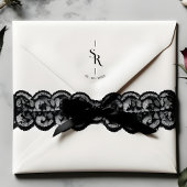 Exquisite Minimalist Stylish Wedding Initials ラバースタンプ