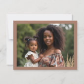 Exquisite Moka Romantic Floral Border Flower Girl (裏面)