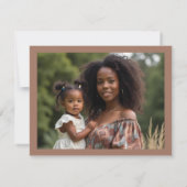 Exquisite Moka Romantic Floral Border Flower Girl (裏面)