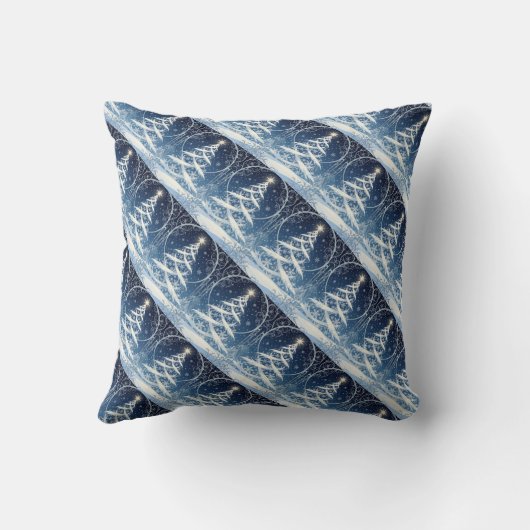 Exquisite Ornate Christmas Yule Tree クッション (裏面)