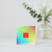 Exquisite Personalized Vibrant Greeting Card スクエア名刺 (スタンド正面)