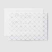 Exquisite Rose Gold Calligraphy ベラム紙招待状 (オフセット (招待状))