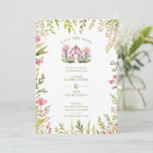 Exquisite Rustic Church Country Spring Frame セーブザデート (スタンド正面)