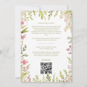 Exquisite Rustic Church Country Spring Frame セーブザデート (裏面)