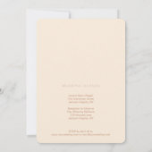 Exquisite Vintage Empire Style Chandelier Wedding 招待状 (裏面)