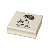 Exquisite Vintage Retro Bride 20s Silhouette  ラバースタンプ (スタンプ)