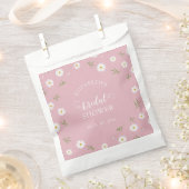 Exquisite Wildflower Floral Garden Bridal Shower フェイバーバッグ (クリップ留めされた状態)