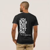 EXT/REM/IST/OFL/OVE暗いT Tシャツ (裏面フル)