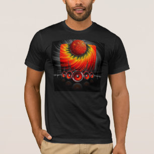 EXTAZA DJのスピーカーのティー Tシャツ