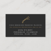 Exterior Cleaning Power Washing QR Code 名刺 (正面)