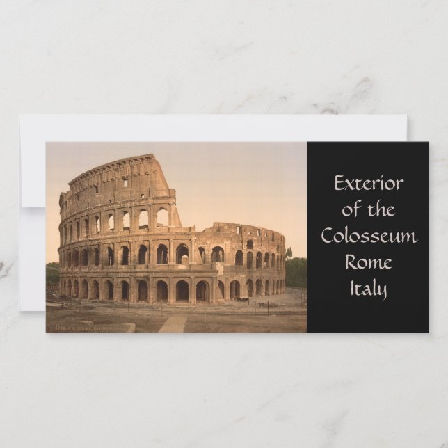 Exterior of the Colosseum，ローマ，イタリア (正面)