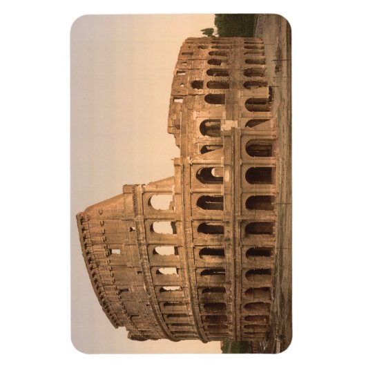 Exterior of the Colosseum,ローマ,イタリア マグネット (縦)