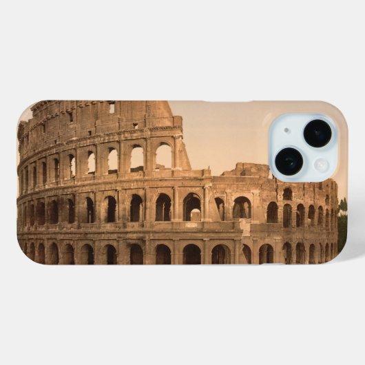 Exterior of the Colosseum,ローマ,イタリア Case-Mate iPhoneケース (裏面 (横))