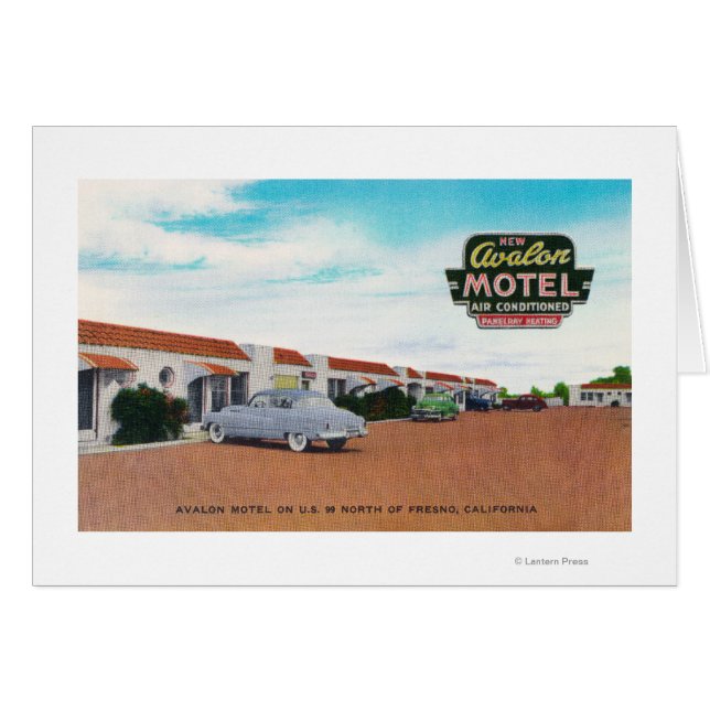 Exterior View of Avalon MotelFresno, CA (正面横)