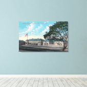 Exterior View of General Hospital, Presidio キャンバスプリント (インサイチュ (ウッドフロア))