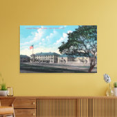 Exterior View of General Hospital, Presidio キャンバスプリント (インサイチュ (リビング))