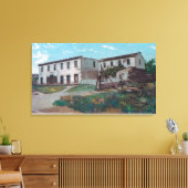 Exterior View of Robert Louis Stevenson Residenc キャンバスプリント (インサイチュ (リビング))