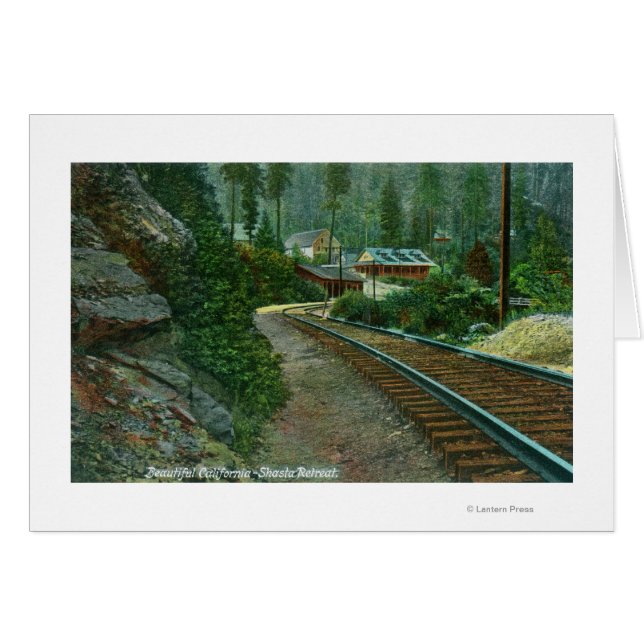 Exterior View of Shasta Retreat from Rail Tracks (正面横)