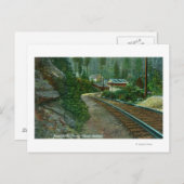 Exterior View of Shasta Retreat from Rail Tracks ポストカード (正面/裏面)