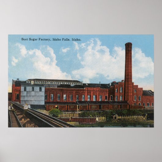 Exterior View of the Beet Sugar Factory ポスター (正面)