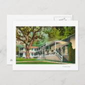 Exterior View of the Geysers Hotel, Guests Posin ポストカード (正面/裏面)