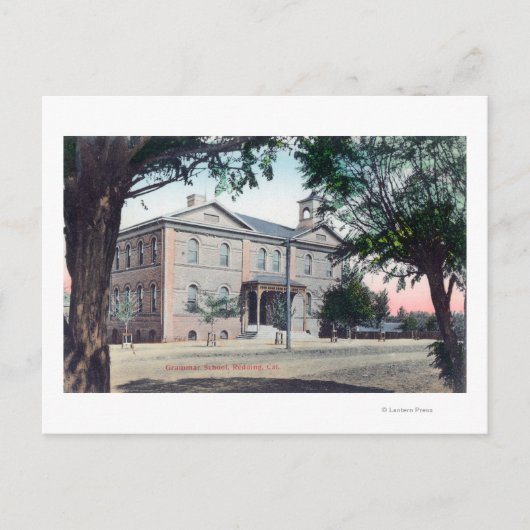 Exterior View of the Grammar SchoolRedding, CA ポストカード (正面)