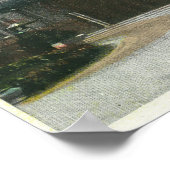 Exterior View of the Kalurah Temple ポスター (角)