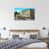 Exterior View of the Palace HotelUkiah, CA キャンバスプリント (インサイチュ (寝室))