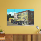 Exterior View of the Palace HotelUkiah, CA キャンバスプリント (インサイチュ (リビング))