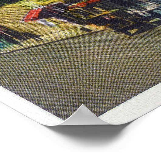 Exterior View of the Palace HotelUkiah, CA ポスター (角)