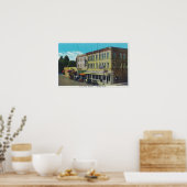 Exterior View of the Palace HotelUkiah, CA ポスター (キッチン)