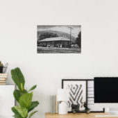 Exterior View of the Train Depot ポスター (ホームオフィス)