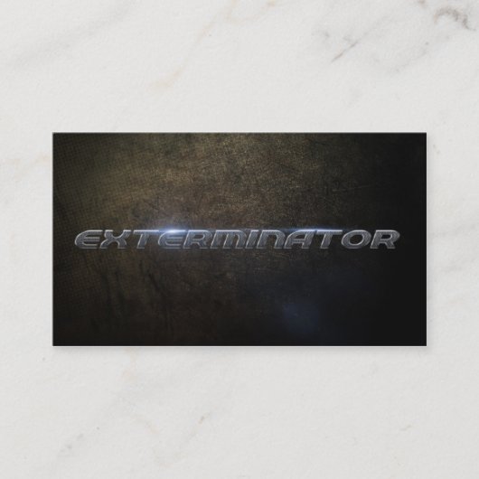Exterminator Business card 名刺 (正面)