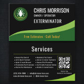 Exterminator Service QR Code 名刺