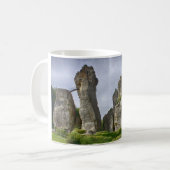 Externsteine Teutoburg Forest Germany コーヒーマグカップ (正面左)