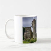Externsteine Teutoburg Forest Germany コーヒーマグカップ (左)