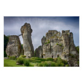 Externsteine Teutoburg Forest Germany ポスター (正面)