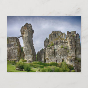 Externsteine Teutoburg Forest Germany ポストカード