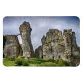 Externsteine Teutoburg Forest Germany マグネット (横)