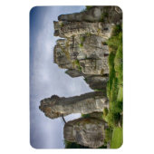 Externsteine Teutoburg Forest Germany マグネット (縦)