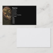 Exterraのフラクタルのアートワーク 名刺 (正面/裏面)