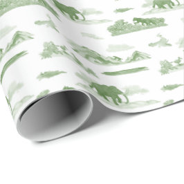 Extinct Animal Toile ラッピングペーパー