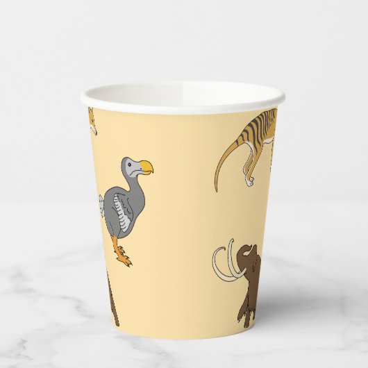 Extinct Animals 紙コップ (左)